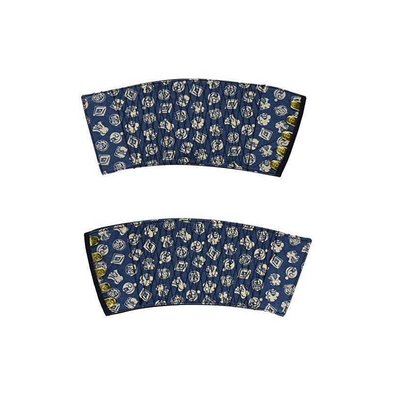 K-WORK B-40 Genuine Indigo Dyed Hand Wraps, 5 Pieces, Kojaze,