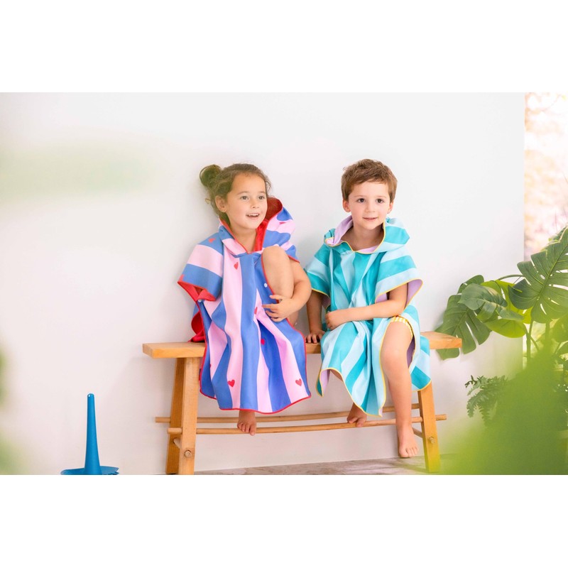 Quut Children's Cherry Bath Poncho - 60 x 60 cm