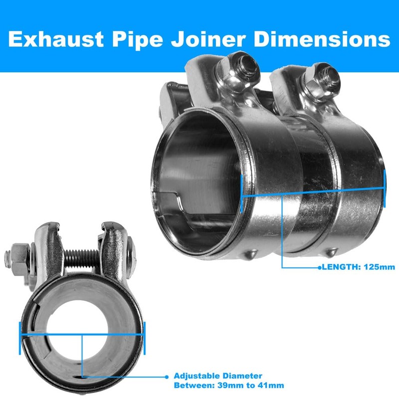 BITS4REASONS E-TECH EC003 NEW MODEL HEAVY DUTY ADJUSTABLE EXHAUST PIPE