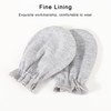 BQUBO Newborn Infant Toddler Mittens No Scratch Cotton Elastic Wrist