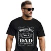 CGVEKV World´s Best No. 1 Dad Daddy Father Day giftsT-Shirt
