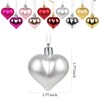 Liitrton 15 PCS Heart Shaped Decorations for Christmas Tree Party