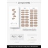ohora Semi Cured Gel Nail Strips (N Cream Beige) -