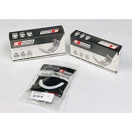 King Engine Bearing compatible replacements for Toyota 22RE 22REC 22RTEC 2.4 2.4L Rod, Main & Thrust bearing Kit set 1985-95 (All STD Sizes)