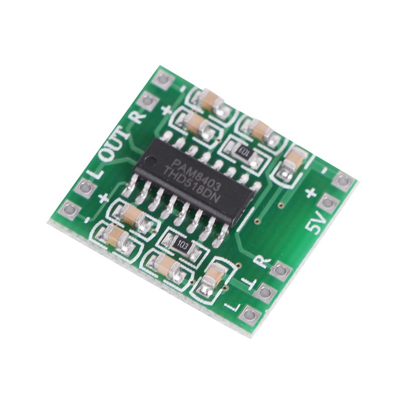 VKLSVAN 5pcs PAM8403 2*3W Class D Mini Digital Power Amplifier