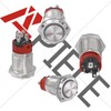 APIELE 16mm Push Button Switch Latching 12V On Off Stainless