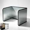 ZHQZZPH 3-Sided Stainless Steel Grease Splatter Guard for Frying Pan
