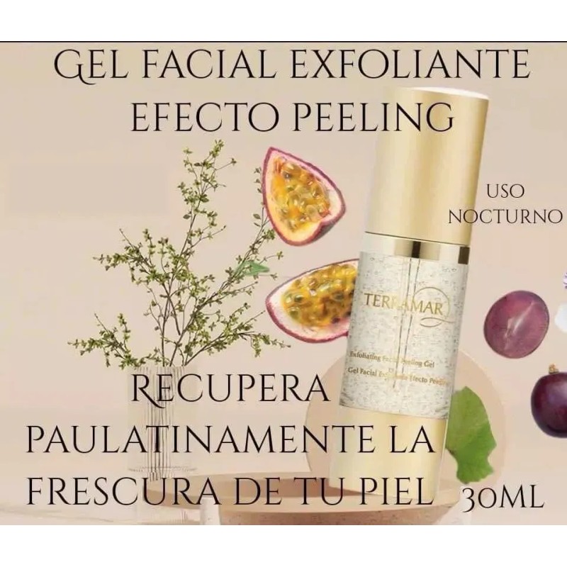 Terramar Gel Facial Exfoliante Efecto Peeling Noche Todo Tipo de