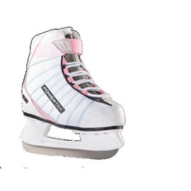 V5.0Tek Edge Ladies Figure Skates White/Pink (SR4)
