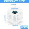 CANIPHA 4pcs Spin Mop Replacement Parts, Spin Bucket Mop Clutch