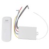 220V Wall Switch with Remote Control On/Off Wireless 3 Way
