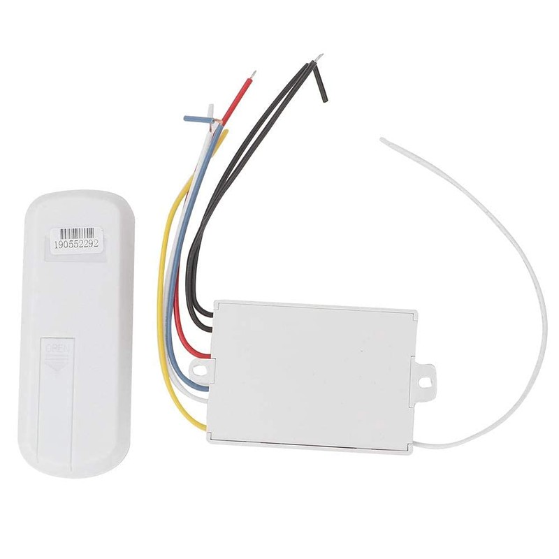 220V Wall Switch with Remote Control On/Off Wireless 3 Way