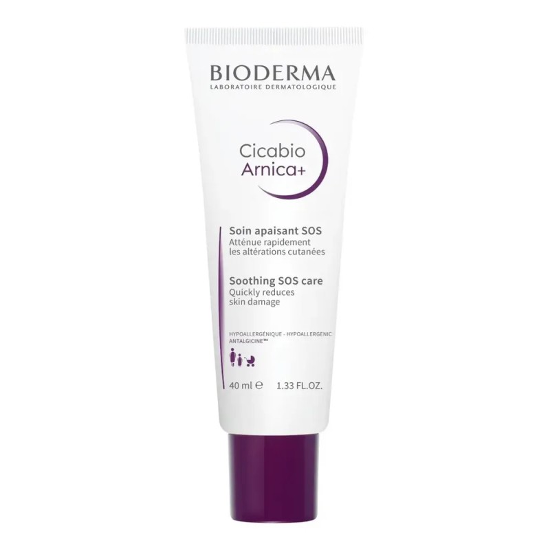 Bioderma Cicabio Árnica+, Crema Descongestiva para Golpes y Moretones, 40