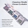 Chameleon Smoky Blue Eyeshadow, Chameleon Chrome Metallic Eye Shadow, Smooth