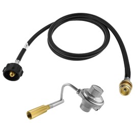 BMMXBI Roadtrip Swaptop Grill Regulator with 5 FT Propane Adapter Hose Replacement Parts for Coleman Roadtrip Swaptop Grill Coleman C001, 5010000743, 9942A5251, 9949 Series