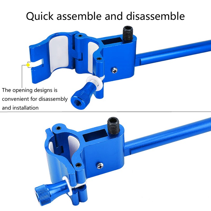 Fishing Rods Holder Aluminum Alloy AntiSlip Hand Rod Holder Fishing