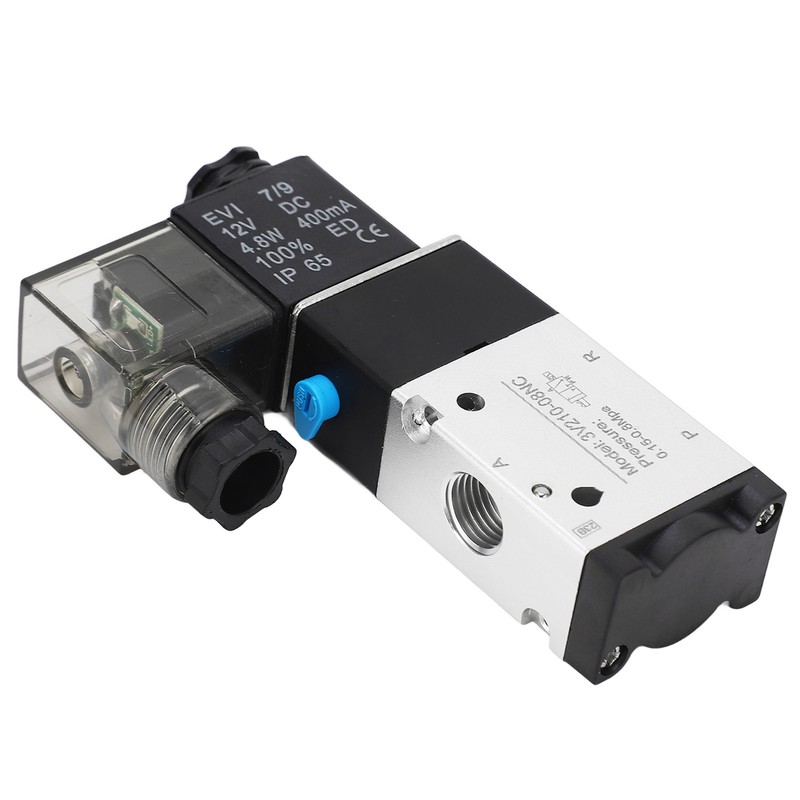 1/4in NPT Pneumatic Solenoid Valve 2 Position 3 Way IP65