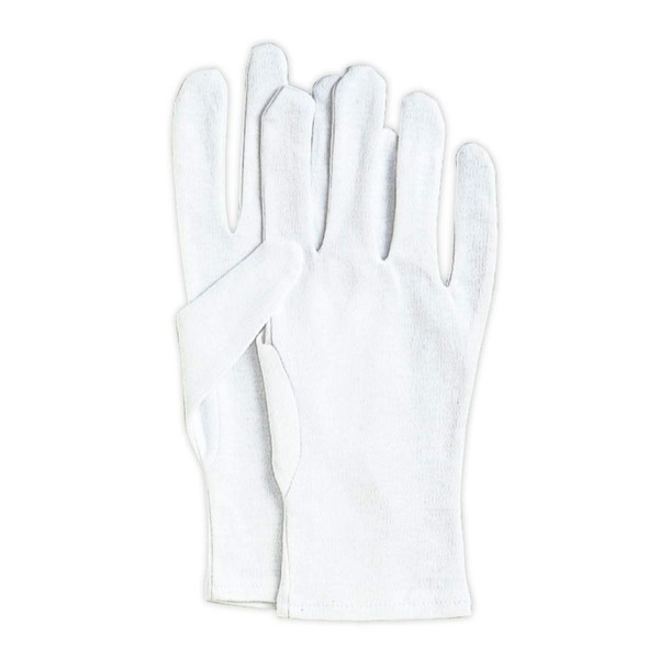 Otafuku Gloves Sewing Gloves [100% Cotton, No Gusset, Cuffs Normal] #5008 S [12 Pairs]