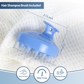 LukLoy Salon Shampoo Bowl Faucet Vacuum Breaker Kit with Hair Shampoo Brush, Shampoo Bowl Hose and Sprayer Replacement Part