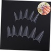 Healvian 500pcs Full Cover Acrylic Nail Tips Cuspate Shape False