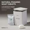 MAISONOVO 12 Pack Lily Scent Foaming Hand Soap Tablets