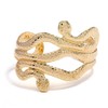 Danshinbow Wrapped Snake Bangle Adjustable Opening Bracelet Jewellery for Women