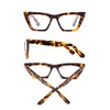 GLINDAR Cat Eye Blue Light Locking Glasses Vintage Narrow Square