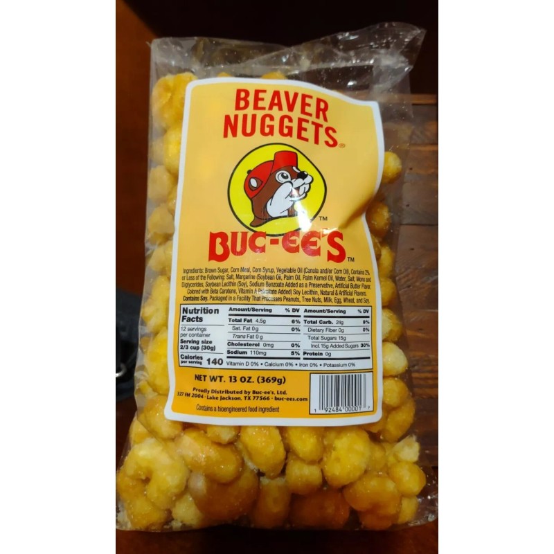 Buc-ee's Beaver Nuggets ~ 13 oz NEW