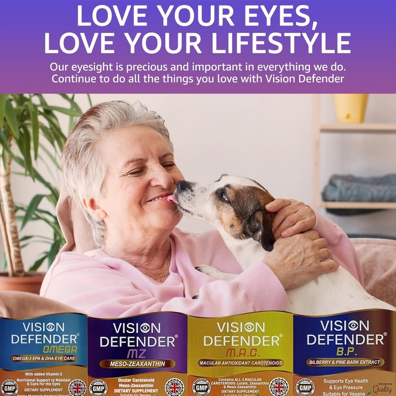 Vision Defender MZ Eye Health Supplement – 10mg Meso-Zeaxanthin from