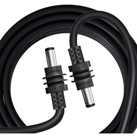 Waterproof DC Power Cable for Starlink Mini, Starlink Mini Replacement DC Power Cable, 18AWG, Waterproof, Outdoor, Flame Retardant, Anti-UV, Anti-Aging Black(2M)