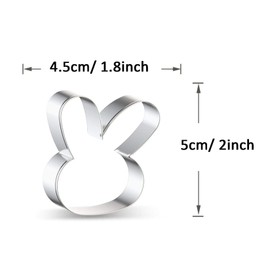 WJSYSHOP Mini Rabbit Bunny Cookie Cutter - B