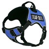 Dogline Quest No-Pull Dog Harness with Deaf Dog Reflective Removable