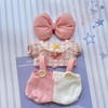 17cm Plush Doll Clothes Compatitable with Labub, Cute Dolls Cloth