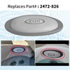 2 Pack 2472-826 Oval Pillow Insert & Back Mount Compatible