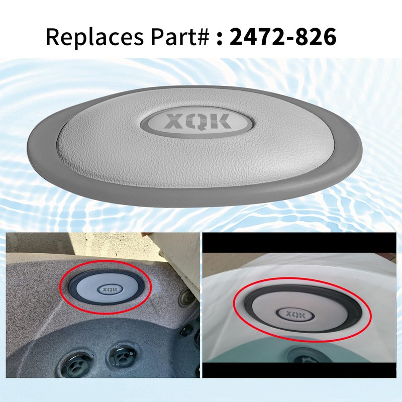 2 Pack 2472-826 Oval Pillow Insert & Back Mount Compatible