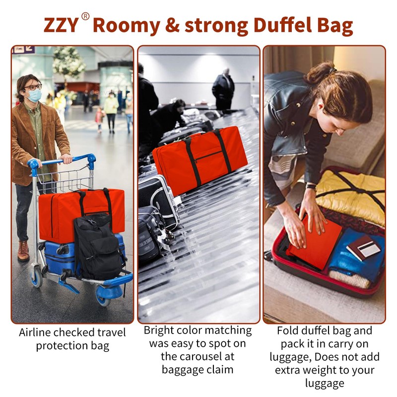 Extra Large Duffle Bag 110L Travel Duffle Lightweight Luggage Bag