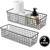 Sheechung Farmhouse Decor Metal Wire Storage Organizer Bin Basket(2 Pack)
