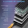 ATTACK SHARK R82HE 75% Rapid Trigger Mechanical Gaming Keyboard Wired,Hall