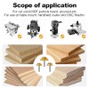 FivePears 45 Degree Lock Miter Router Bit 1/4 Inch shank,Timberlock