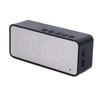 Mirror Alarm Clock Bluetooth Speaker Rechargeable Digital Alarm Clock Bluetooth