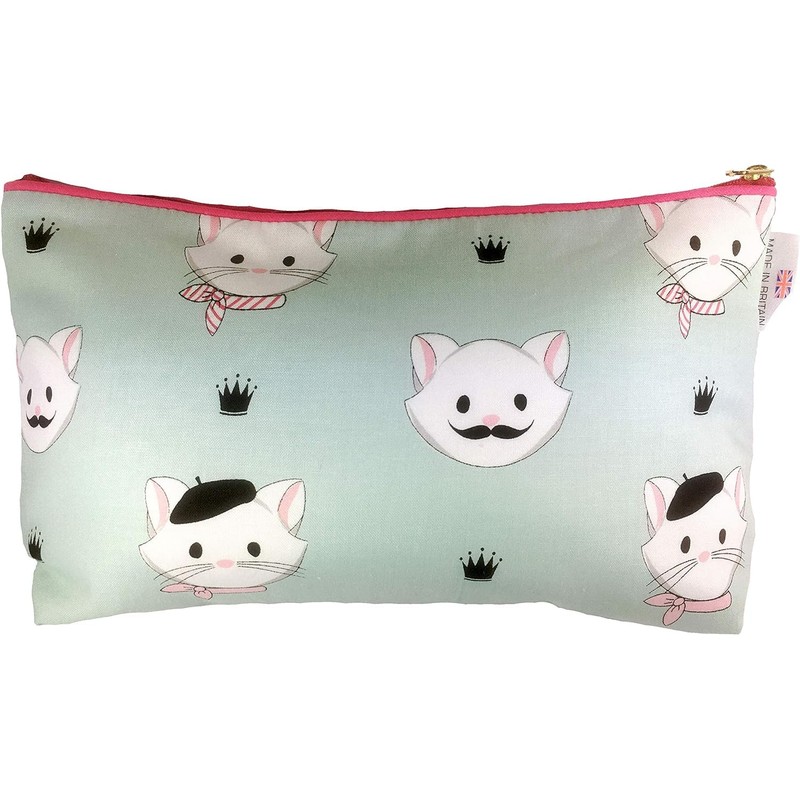 Kids Cotton Wash Bag - Cute Cats