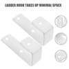 COHEALI Ladder Hooks, 7-Shape, 4-Piece Set, Metal, Rust-Proof, Compact Design,