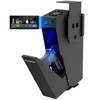 SOOWAY Biometric Gun Safe for Pistols, Single Mount Bedside Pistol