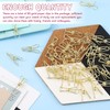 Sabary 50 Pieces Gold Paper Office Binder Clips Small Metal