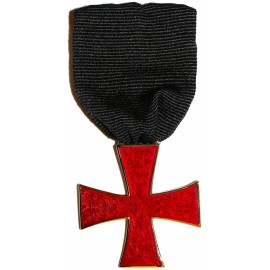 KNIGHTS TEMPLAR MASONIC ILLUSTRIOUS ORDER RED CROSS JEWEL DMP100