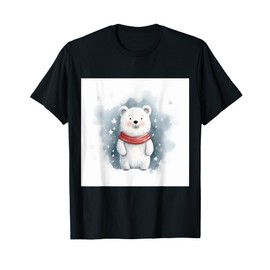 Christmas danish design Polar Bear Winter T-Shirt