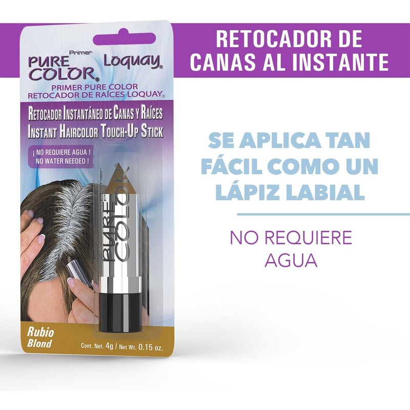 Retocador instantáneo de canas y raíces Loquay – Cubre canas