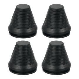 QUARKZMAN 4 pieces tower-shaped cable grommet, 30 mm, 1.18 inch borehole, rubber stopper, cable guide, protective seal set for wire cable cord