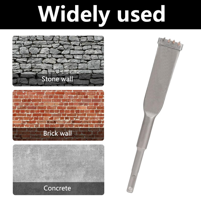 Oiieco SDS Plus Brick Removal Chisel 200 X 32mm, Carbide-Tipped