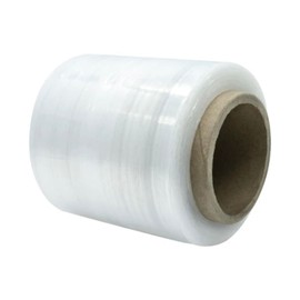 Película stretch, Rollo de emplaye o Playo para envolver, empaque y embalaje, plástico estirable para envolver productos, stretch film 5 pulgadas, calibre 60, 300 metros de largo